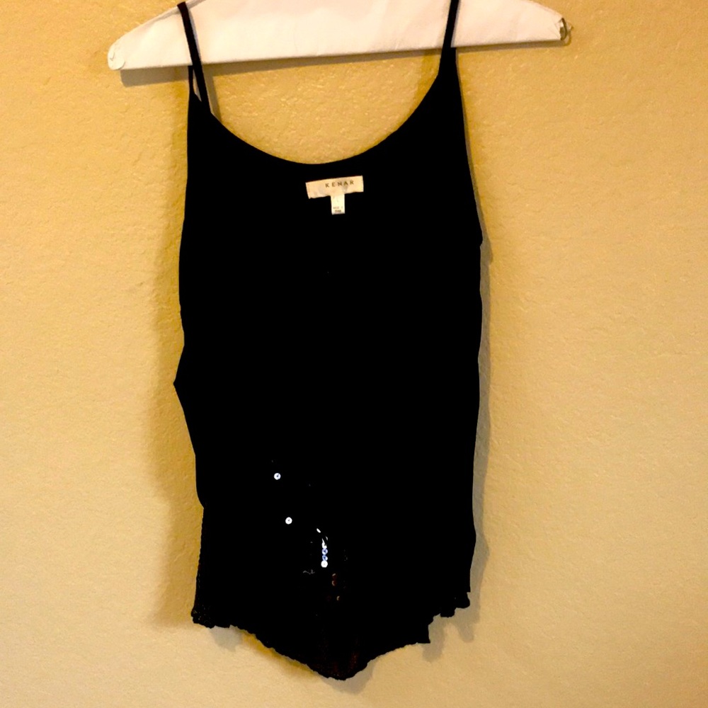 New Beautiful sleeveless sequence blouse